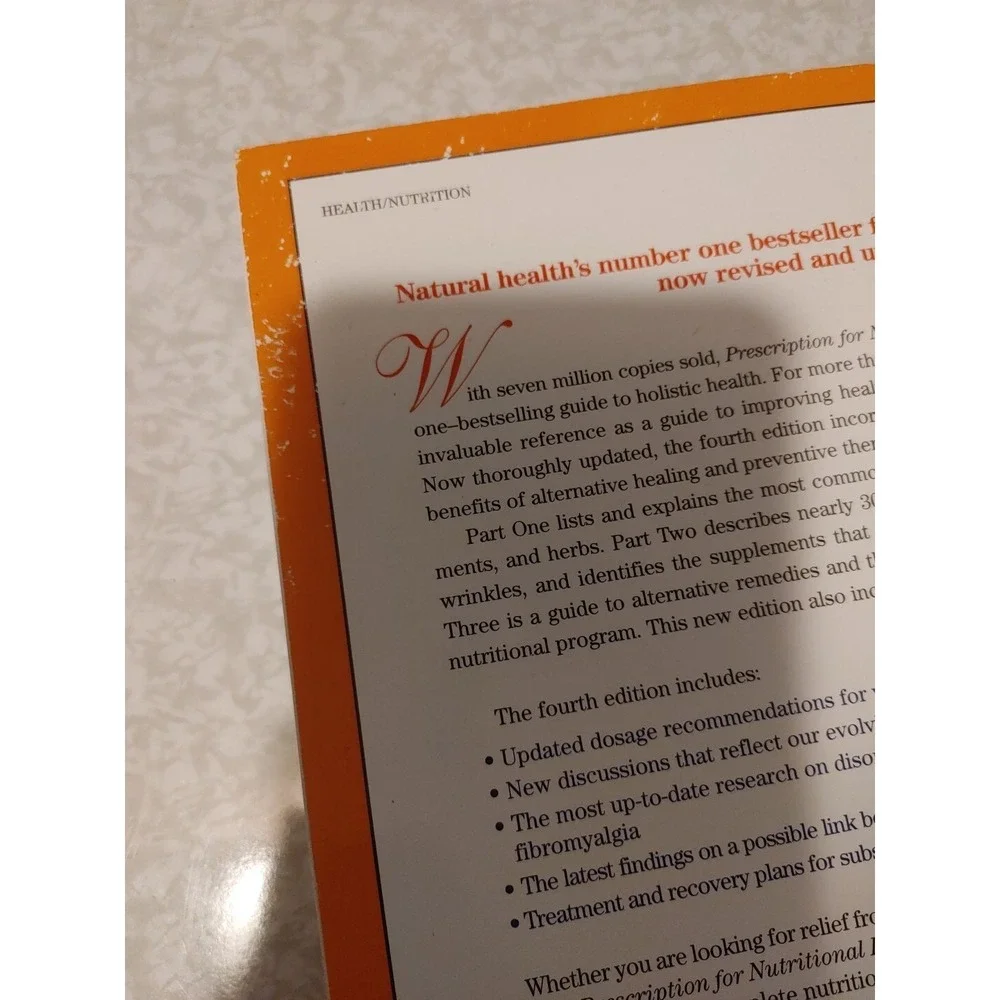Prescription for Nutritional Healing : A Practical a-to-z Reference to Drug-Free